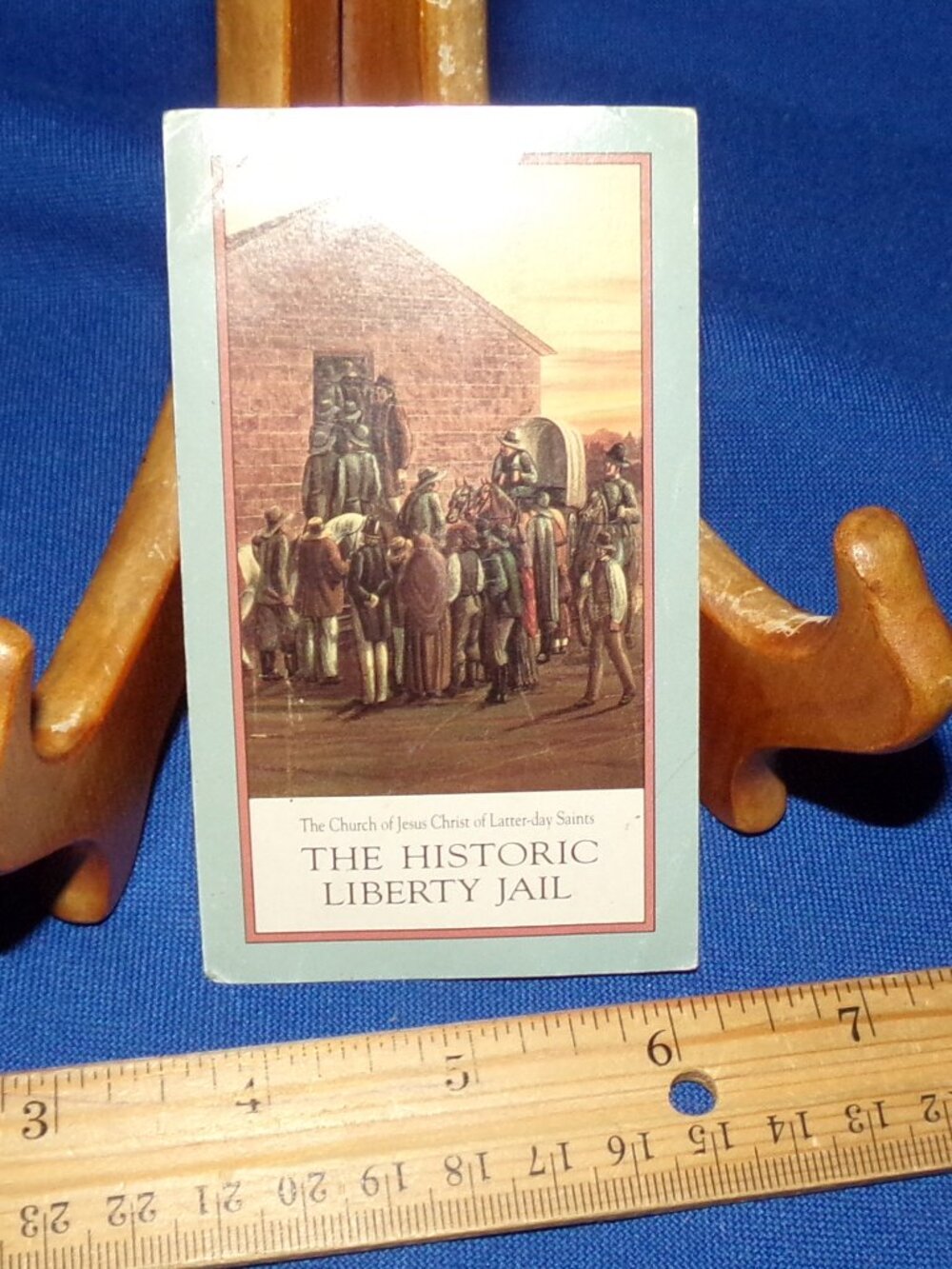 Vintage HISTORIC LIBERTY JAIL AD CARD OR ENTRY PASS